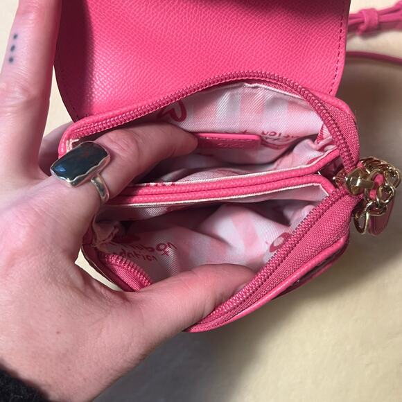 Vendula Ribbons & Bows Haberdashery Crossbody Phone Pouch Pink Ribbon Purse NWOT - Picture 10 of 15